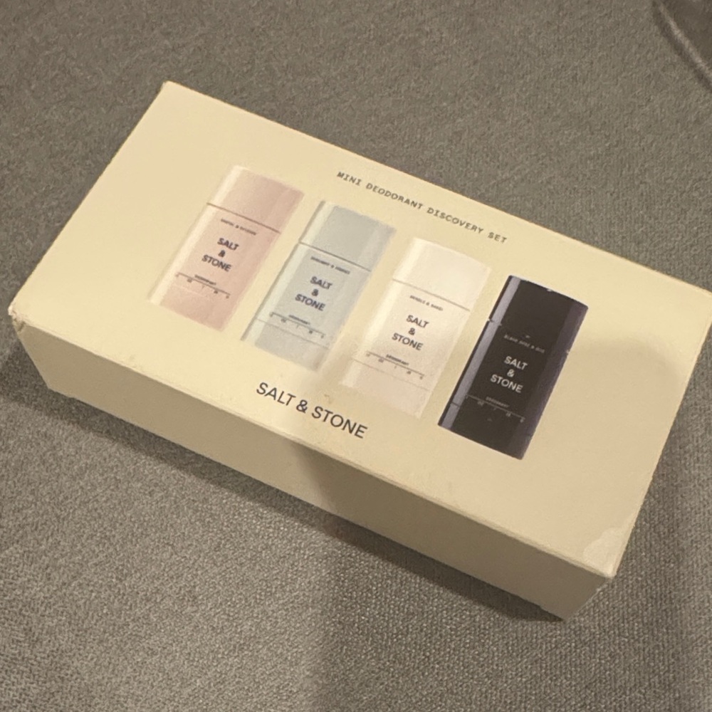 Salt & Stone Mini Deodorant Discovery Set - Multi-Color - set of 4